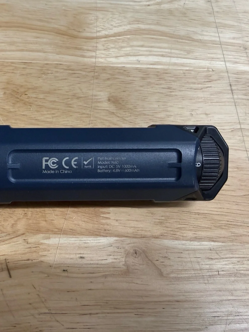 6-Speed Dog Nail Grinder- Rechargeable Electric Dog Nail Trimmer